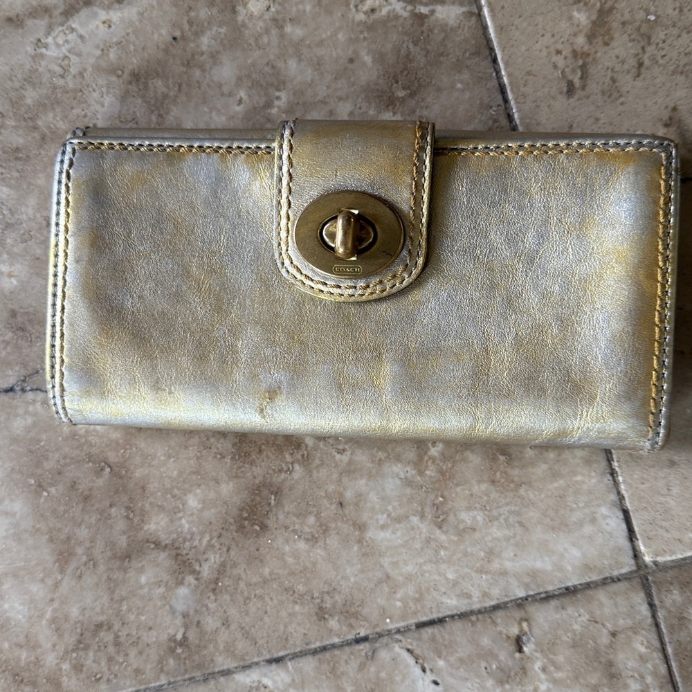 COACH vintage ladies wallet preowned pre-loved - Picture 11 of 14